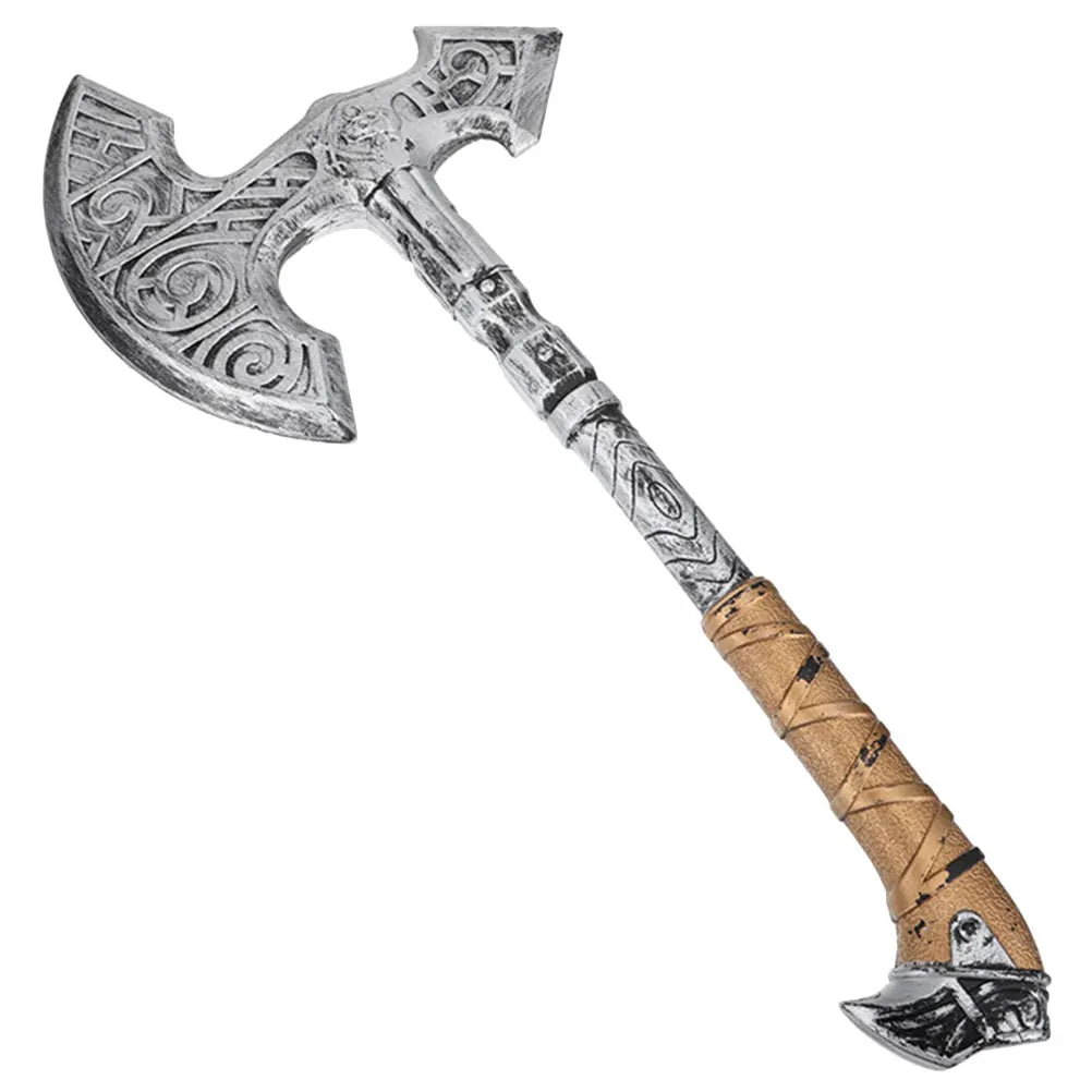 Halloween Axe Fake Axes Props Plastic Children’s Toys Prank Party Supply 50x23cm Viking Cosplay Haunted House Scary Props