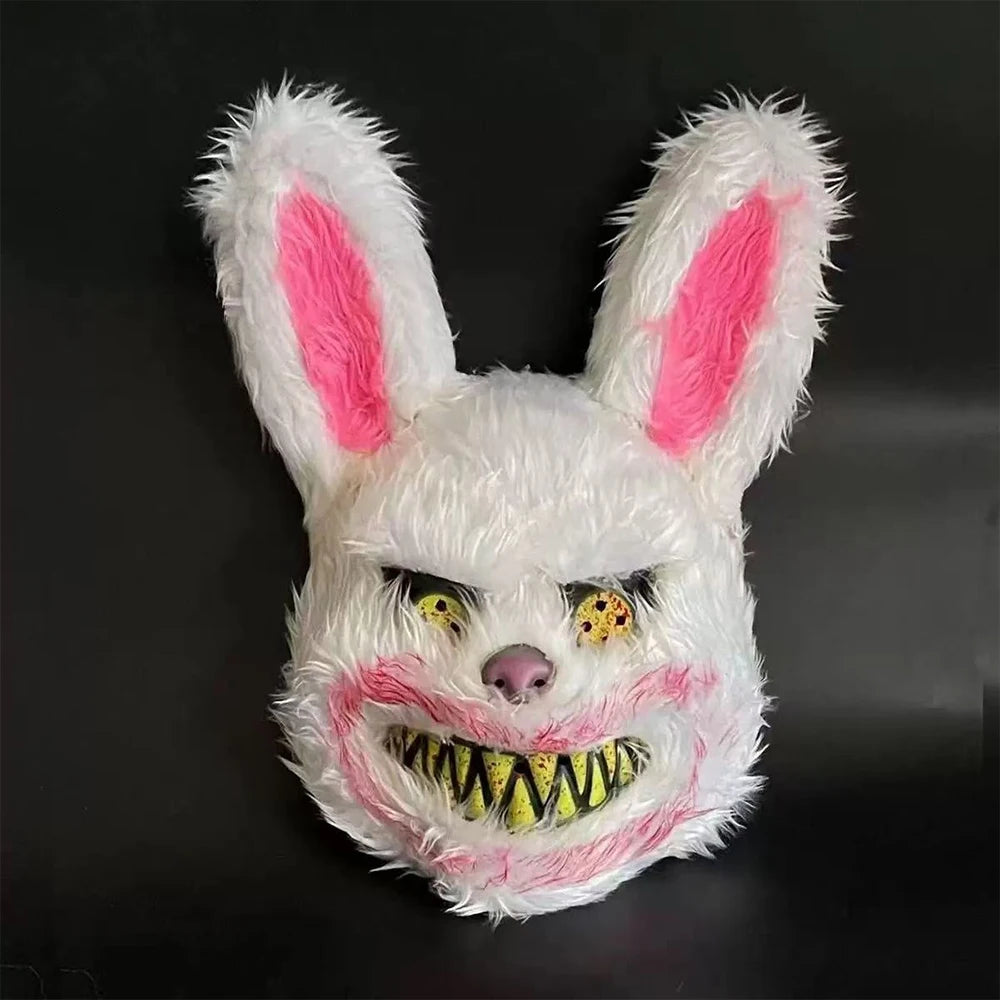 Halloween Cosplay Face Mask Fancy Party Stage Make-up Scary Bear Rabbit Cartoon Head Cover Carnival Costume Prop Masquerade Mask