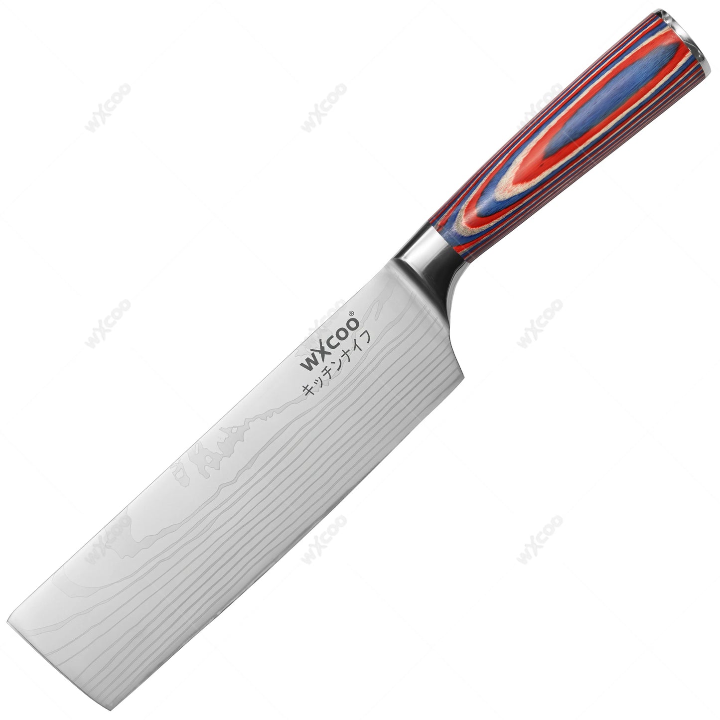 Kitchen Knife 5Cr15MOV Stainless Steel Japanese Santoku Knives Set Chef Cleaver Knife Damascus Pattern Utility Slicing Tool