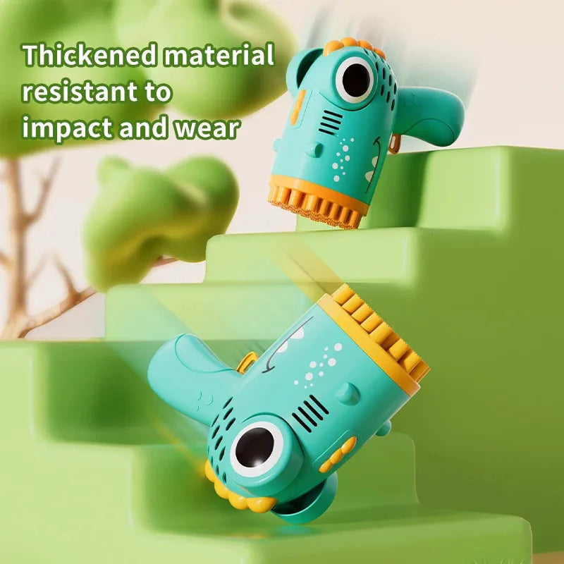40 Hole Dinosaur Bubble Machine Children's Gift Continuous Bubble Making Wedding Outdoor (Excluding Bubble Liquid and Battery)
