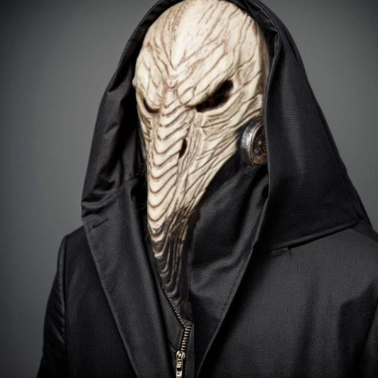 Gothic Black Death Plague Doctor Mask Halloween Party Cosplay Steampunk Bird Beak Mask Scary Costume Long Nose Crow Beak Masks