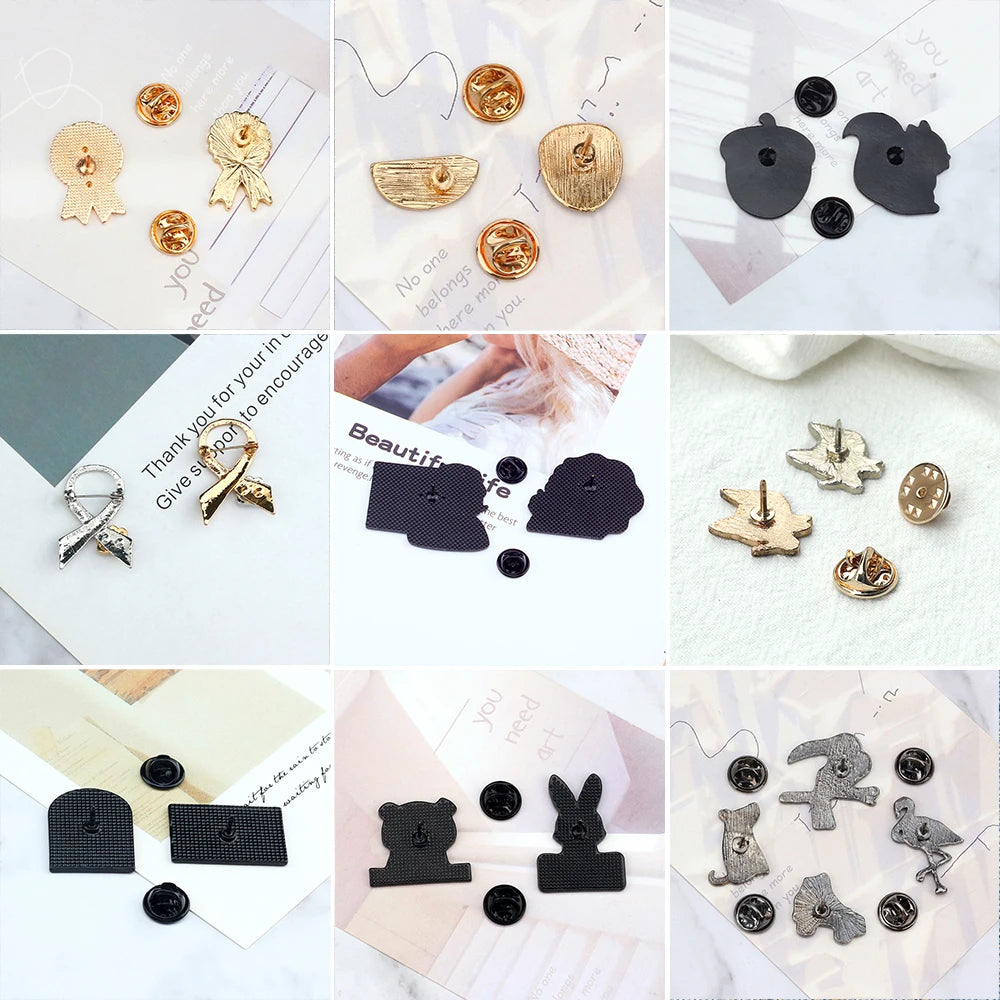 2-4Pcs/Set Black White Cats Enamel Pins Famous Scientists Honor No.1 Medal Badge Couples Adult Sexy Brooches Clothes Bag Jewelry
