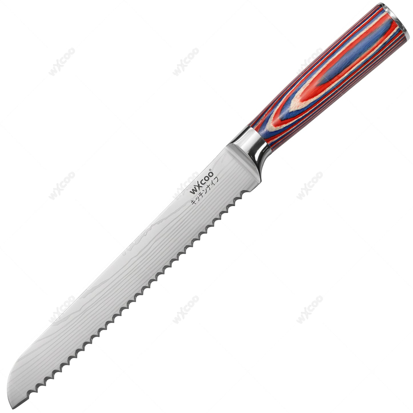 Kitchen Knife 5Cr15MOV Stainless Steel Japanese Santoku Knives Set Chef Cleaver Knife Damascus Pattern Utility Slicing Tool