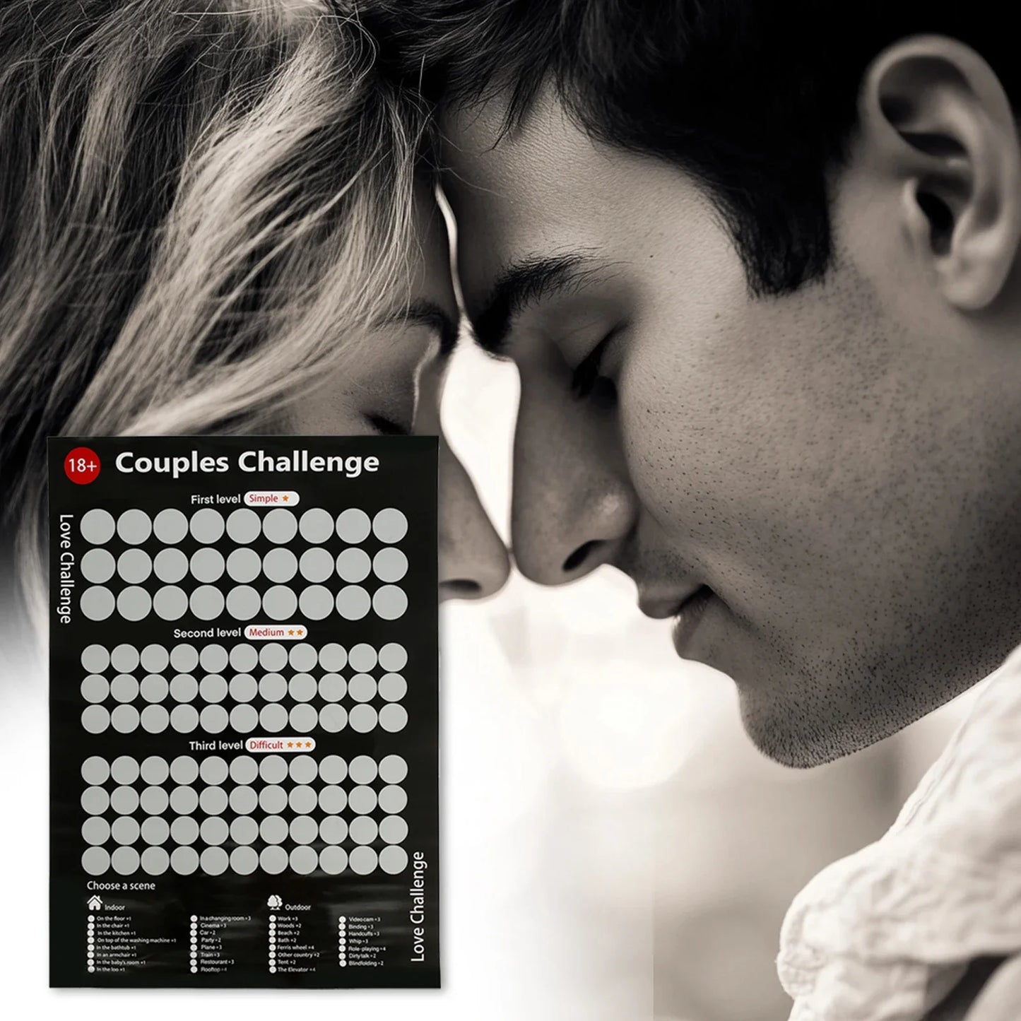 100 Dates Scratch off Bucket List Poster, Scratching Poster for Couple, Things to Do Bucket List, Things Scratchable Poster